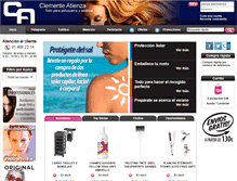Tablet Screenshot of clementeatienza.com